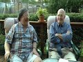 brook duer (l) and bob wenzel (r) discuss stick against stone's audition for the three rivers arts festival in pittsburgh, pa in 1982