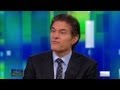 Dr. Oz takes Morgan's blood pressure