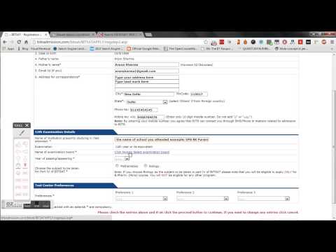 how to fill bits application form