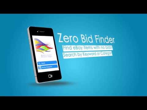 how to find zero bid items on ebay