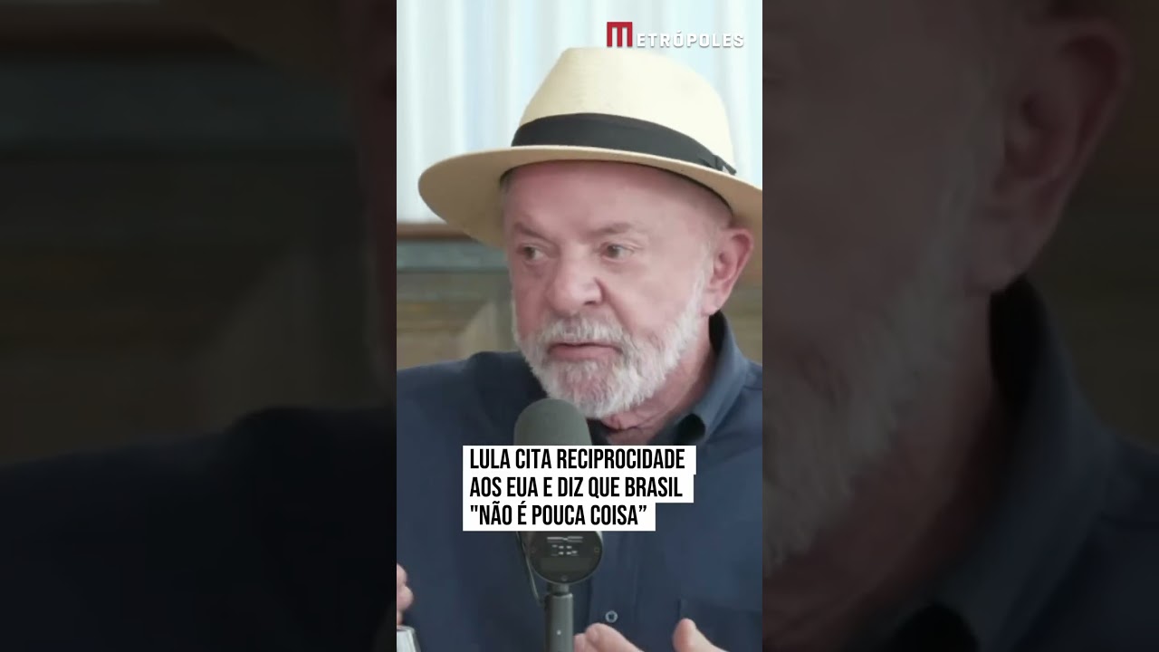 Lula cita reciprocidade aos EUA e diz que Brasil "Não é pouca coisa"
