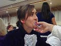 girl being hella stupid with cup