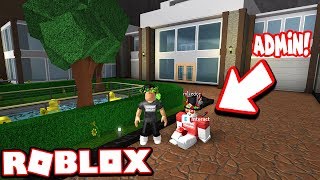 Building A Modern Mansion With The Admin Roblox Bloxburg