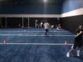 hurdle footwork roll cut drill