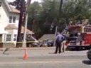 car crashes into house