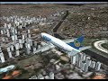 Flight Simulator Pousando em Congonhas boeing 737-300 Vasp