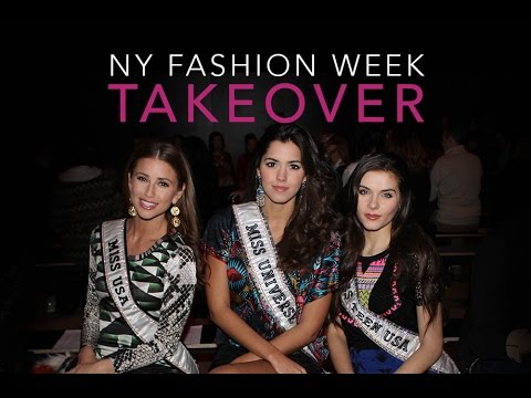 Miss Universe Beauty Queens Takeover NYFW 2015