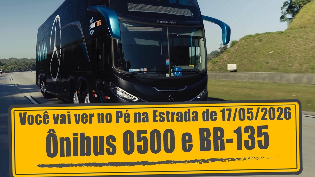 Novidades em ônibus e BR-135 MG