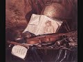 antonio vivaldi (1678-1741)

sonata for violin and basso continuo in g minor op. 2 no. 1

1. preludio: andante

2. giga: allegro

*originally written as duets for violin and cello, the opus 2 sonatas were instead published as violin sonatas, perhaps becuase the publisher believed this would be more profitable. despite being published as volin sonatas in name, the music itself remained unchanged. this is why the bass line is highly active, and often travels into the upper registers.

performed by elizabeth wallfisch, violin
richard tunnicliffe, cello
malcolm proud, harpsichord