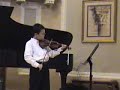 Lawrence, 8 years old, violin recital 2006