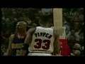 Scottie Pippen 47 pts, season 96/97 bulls vs ...