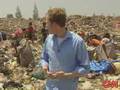Orphan living in garbage dump