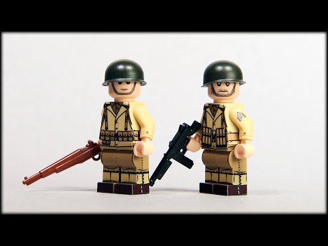 Минифигурки армии США. Лего солдаты от United Bricks