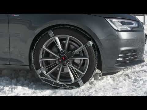 Snow chains for the Tesla Model 3