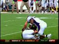 ECU vs VT Glennon Sacked