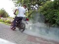 Simson S-70/4 RC wheelie burnout
