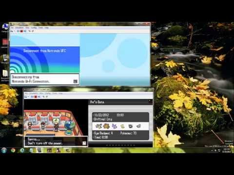 how to trade pokemon on a emulator