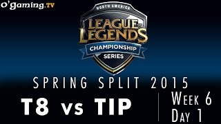 LCS NA Spring 2015 - W6D1 - T8 vs TIP
