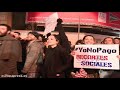 Imágenes de las protestas de los integrantes del movimiento 'Yo no pago', así como de la presencia policial en varias zonas de Madrid y de las detenciones que se han llevado a cabo.