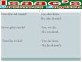 English Lesson part 3 DO and DOES Aula de Ingles