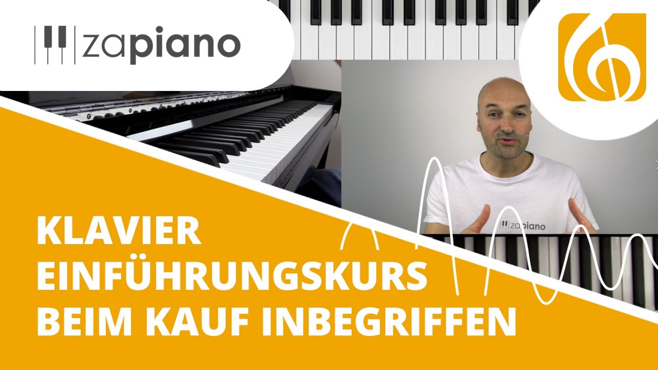 Klavier-Einführungskurs nach der Zapiano® Methode beim Kauf Deines Pianos inbegriffen!