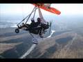 Microlight vliegen boven de Victoria Falls