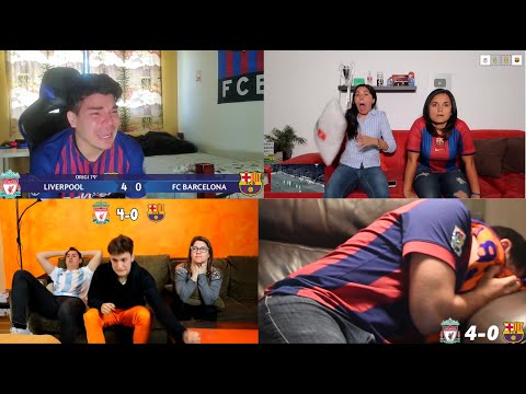 Liverpool Vs Barcelona 4 - 0 Best Fans Reaction