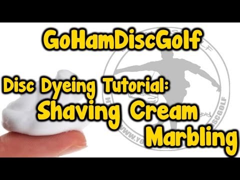 how to dye disc golf disc