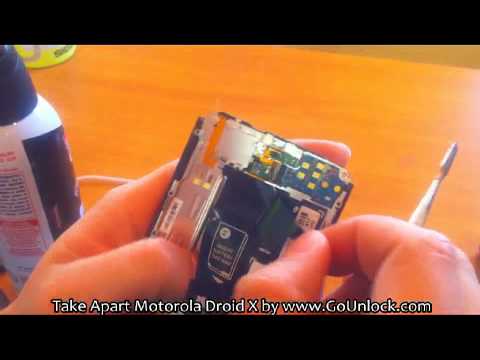 how to repair droid x screen
