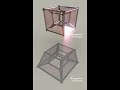 4D Tesseract 3D projection