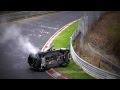 BMW E46 Roll-over crash in Nürburgring VLN race