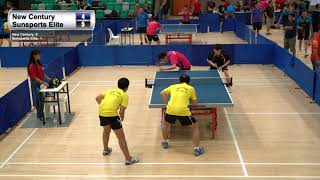 Singapore National Table Tennis League 2017 - 2nd Leg - New Century 4 vs Sunsports Elite