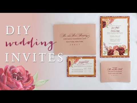 video-linktoworks-How to Make Wedding Invitations