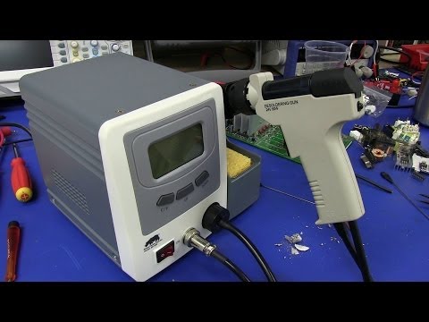 desoldering - Review, teardown, and testing of the Rhino Tools ZD985 desoldering station on typical through-hole double sided and multi layer PCBs. http://www.rhinotools.c...
