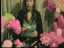 clase gratis de flores de papel crepe