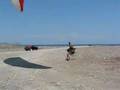 paramotor take-off  small incident