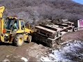 Semi Truck stuck in winter