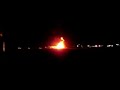 KC-135 fire at Manas AFB