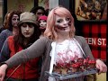 All sorts of characters on Queen Street West in Toronto for Zombie Walk 2011. Happy Halloween.