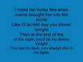 Cutty Buddy- lyrics on screen