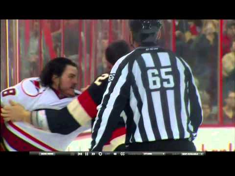 Jared Cowen punch to Kevin Westgarth