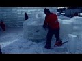 2013 Saranac Lake Winter Carnival Ice Palace - YouTube
