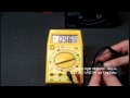 Electronics 101-How To Use A Multimeter Voltmeter Ammeter Ohmmeter Continuity Tester