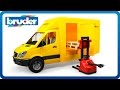 Bruder Toys MB DHL Sprinter w. Manual Pallet Jack #02534