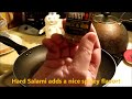 Click here to watch this video MAYO GRILLED SWISS CHEESE & HARD SALAMI - WITH HERB