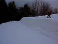 James in the snow park 