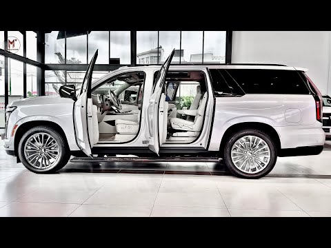 All-New! 2025 ESCALADE Sport Platinum - Crystal White Tricoat, Interior and Exterior