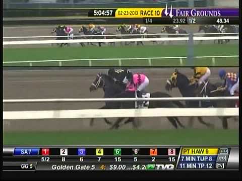 stakes - A 135-1 shot took the Risen Star Stakes gr. II, Fair Grounds Race Course & Slots Feb. 23, Matthew W. Bryan's Ive Struck a Nerve closing late in the final fur...