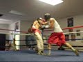 Moises Calderon sparring session