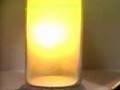 Sodium in chlorine gas